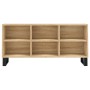 TV stand made of Sonoma oak engineered wood, 103.5x30x50 cm by vidaXL, TV Furniture - Ref: Foro24-826999, Price: 73,04 €, Dis...