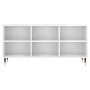 Glossy white engineered wood TV cabinet 103.5x30x50 cm by vidaXL, TV Furniture - Ref: Foro24-826982, Price: 42,96 €, Discount: %