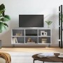 Engineered wood TV stand in concrete gray, 103.5x30x50 cm by vidaXL, TV Furniture - Ref: Foro24-826992, Price: 56,69 €, Disco...