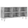 Engineered wood TV stand in concrete gray, 103.5x30x50 cm by vidaXL, TV Furniture - Ref: Foro24-826992, Price: 56,69 €, Disco...