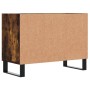 Smoked oak engineered wood TV cabinet 69.5x30x50 cm by vidaXL, TV Furniture - Ref: Foro24-826977, Price: 45,13 €, Discount: %