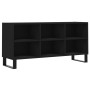 Black engineered wood TV cabinet 103.5x30x50 cm by vidaXL, TV Furniture - Ref: Foro24-826997, Price: 63,84 €, Discount: %