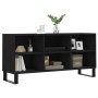 Black engineered wood TV cabinet 103.5x30x50 cm by vidaXL, TV Furniture - Ref: Foro24-826997, Price: 63,84 €, Discount: %