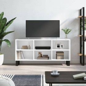 Hochglanzweißer TV-Schrank aus Holzwerkstoff, 103,5 x 30 x 50 cm von vidaXL, TV-Möbel - Ref: Foro24-826998, Preis: 66,11 €, R...