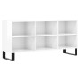 Glossy white engineered wood TV cabinet 103.5x30x50 cm by vidaXL, TV Furniture - Ref: Foro24-826998, Price: 66,01 €, Discount: %