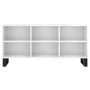 Glossy white engineered wood TV cabinet 103.5x30x50 cm by vidaXL, TV Furniture - Ref: Foro24-826998, Price: 66,01 €, Discount: %