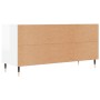 Glossy white engineered wood TV cabinet 104x35x50 cm by vidaXL, TV Furniture - Ref: Foro24-827006, Price: 64,64 €, Discount: %