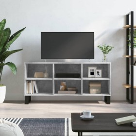 Concrete gray engineered wood TV cabinet 103.5x30x50 cm by vidaXL, TV Furniture - Ref: Foro24-827000, Price: 57,98 €, Discoun...