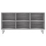 Sonoma gray engineered wood TV cabinet 103.5x30x50 cm by vidaXL, TV Furniture - Ref: Foro24-826994, Price: 54,44 €, Discount: %