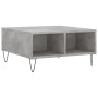 Concrete gray engineered wood coffee table 60x60x30 cm by vidaXL, Coffee table - Ref: Foro24-827040, Price: 41,75 €, Discount: %