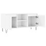 Hochglanzweißer TV-Schrank aus Holzwerkstoff, 104 x 35 x 50 cm von vidaXL, TV-Möbel - Ref: Foro24-827014, Preis: 56,99 €, Rab...