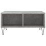 Concrete gray engineered wood coffee table 60x60x30 cm by vidaXL, Coffee table - Ref: Foro24-827040, Price: 41,75 €, Discount: %