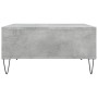 Betongrauer Couchtisch aus Holzwerkstoff, 60 x 60 x 30 cm von vidaXL, Couchtisch - Ref: Foro24-827040, Preis: 41,75 €, Rabatt: %