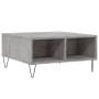 Concrete gray engineered wood coffee table 60x60x30 cm by vidaXL, Coffee table - Ref: Foro24-827040, Price: 41,75 €, Discount: %