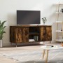 Mueble de TV madera de ingeniería roble ahumado 104x35x50 cm de vidaXL, Muebles TV - Ref: Foro24-827009, Precio: 59,45 €, Des...