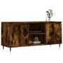 Smoked oak engineered wood TV cabinet 104x35x50 cm by vidaXL, TV Furniture - Ref: Foro24-827009, Price: 59,45 €, Discount: %