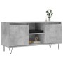 Mueble de TV madera de ingeniería gris hormigón 104x35x50 cm de vidaXL, Muebles TV - Ref: Foro24-827016, Precio: 67,31 €, Des...