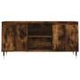 Smoked oak engineered wood TV cabinet 104x35x50 cm by vidaXL, TV Furniture - Ref: Foro24-827009, Price: 59,45 €, Discount: %