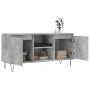 Concrete gray engineered wood TV cabinet 104x35x50 cm by vidaXL, TV Furniture - Ref: Foro24-827016, Price: 67,31 €, Discount: %