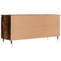 Mueble de TV madera de ingeniería roble ahumado 104x35x50 cm de vidaXL, Muebles TV - Ref: Foro24-827009, Precio: 59,45 €, Des...