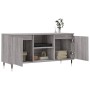 Mueble de TV madera de ingeniería gris Sonoma 104x35x50 cm de vidaXL, Muebles TV - Ref: Foro24-827010, Precio: 49,99 €, Descu...