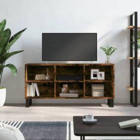 Smoked oak engineered wood TV cabinet 103.5x30x50 cm by vidaXL, TV Furniture - Ref: Foro24-827001, Price: 57,21 €, Discount: %