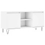 White engineered wood TV cabinet 104x35x50 cm by vidaXL, TV Furniture - Ref: Foro24-827012, Price: 65,34 €, Discount: %