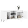 White engineered wood TV cabinet 104x35x50 cm by vidaXL, TV Furniture - Ref: Foro24-827012, Price: 65,34 €, Discount: %