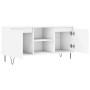 White engineered wood TV cabinet 104x35x50 cm by vidaXL, TV Furniture - Ref: Foro24-827012, Price: 65,34 €, Discount: %