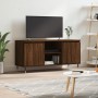 TV stand made of brown oak engineered wood 104x35x50 cm by vidaXL, TV Furniture - Ref: Foro24-827011, Price: 79,58 €, Discoun...