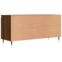 TV stand made of brown oak engineered wood 104x35x50 cm by vidaXL, TV Furniture - Ref: Foro24-827011, Price: 79,58 €, Discoun...