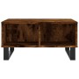 Smoked oak engineered wood coffee table 60x60x30 cm by vidaXL, Coffee table - Ref: Foro24-827049, Price: 51,75 €, Discount: %