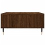 Mesa de centro madera de ingeniería roble marrón 60x60x30 cm de vidaXL, Mesas de centro - Ref: Foro24-827035, Precio: 54,28 €...