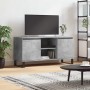 Mueble de TV madera de ingeniería gris hormigón 104x35x50 cm de vidaXL, Muebles TV - Ref: Foro24-827024, Precio: 71,47 €, Des...