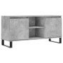 Mueble de TV madera de ingeniería gris hormigón 104x35x50 cm de vidaXL, Muebles TV - Ref: Foro24-827024, Precio: 71,47 €, Des...