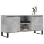 Mueble de TV madera de ingeniería gris hormigón 104x35x50 cm de vidaXL, Muebles TV - Ref: Foro24-827024, Precio: 71,47 €, Des...