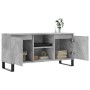 Engineered wood TV stand in concrete gray, 104x35x50 cm by vidaXL, TV Furniture - Ref: Foro24-827024, Price: 71,56 €, Discoun...