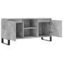 Engineered wood TV stand in concrete gray, 104x35x50 cm by vidaXL, TV Furniture - Ref: Foro24-827024, Price: 71,56 €, Discoun...