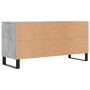 Mueble de TV madera de ingeniería gris hormigón 104x35x50 cm de vidaXL, Muebles TV - Ref: Foro24-827024, Precio: 71,47 €, Des...