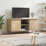 Mueble de TV madera de ingeniería roble Sonoma 104x35x50 cm de vidaXL, Muebles TV - Ref: Foro24-827007, Precio: 58,53 €, Desc...