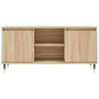 Mueble de TV madera de ingeniería roble Sonoma 104x35x50 cm de vidaXL, Muebles TV - Ref: Foro24-827007, Precio: 58,53 €, Desc...