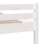 White solid wood bed frame 140x200 cm by vidaXL, Beds and slatted bases - Ref: Foro24-814820, Price: 117,13 €, Discount: %