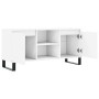 Mueble de TV madera de ingeniería blanco 104x35x50 cm de vidaXL, Muebles TV - Ref: Foro24-827020, Precio: 75,93 €, Descuento: %