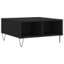 Black engineered wood coffee table 60x60x30 cm by vidaXL, Coffee table - Ref: Foro24-827037, Price: 45,40 €, Discount: %