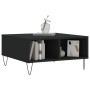 Black engineered wood coffee table 60x60x30 cm by vidaXL, Coffee table - Ref: Foro24-827037, Price: 45,40 €, Discount: %