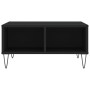 Black engineered wood coffee table 60x60x30 cm by vidaXL, Coffee table - Ref: Foro24-827037, Price: 45,40 €, Discount: %