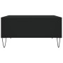 Black engineered wood coffee table 60x60x30 cm by vidaXL, Coffee table - Ref: Foro24-827037, Price: 45,40 €, Discount: %