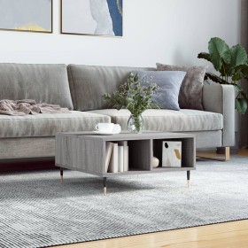 Sonoma gray engineered wood coffee table 60x60x30 cm by vidaXL, Coffee table - Ref: Foro24-827034, Price: 44,99 €, Discount: %