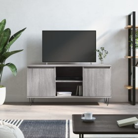 Engineered wood TV stand in Sonoma gray, 104x35x50 cm. by vidaXL, TV Furniture - Ref: Foro24-827018, Price: 65,34 €, Discount: %