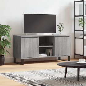 Mueble de TV madera de ingeniería gris Sonoma 104x35x50 cm de vidaXL, Muebles TV - Ref: Foro24-827026, Precio: 71,99 €, Descu...